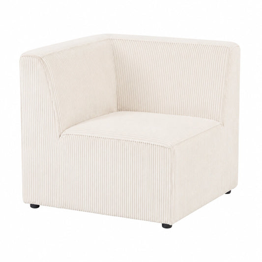 Modulares Ecksofa Links in Beige Cord Stoff - Lemvig Kollektion